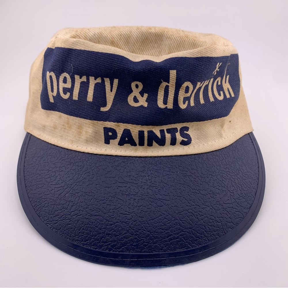 Vintage 80s Perry & Derrick Paints Minnesota Specialty Painters Cap Hat USA